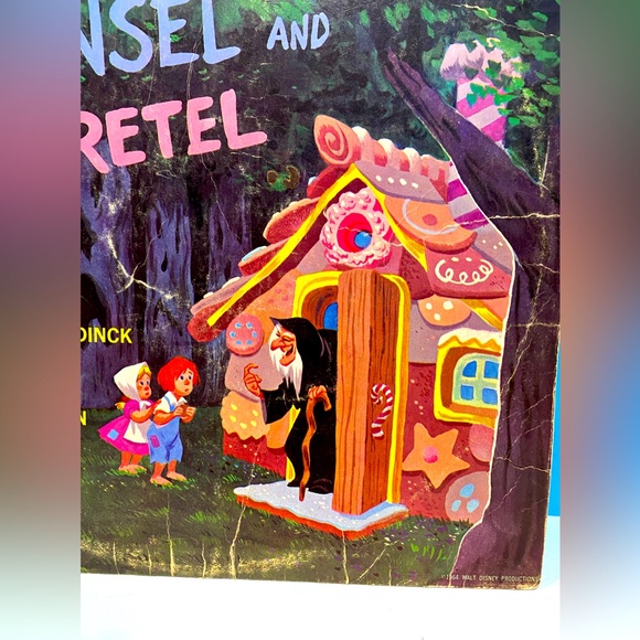 WALT DISNEY DISNEYLAND VTG 1964 THE STORY OF HANSEL AND GRETEL VINYL RECORD LP - Picture 4 of 13